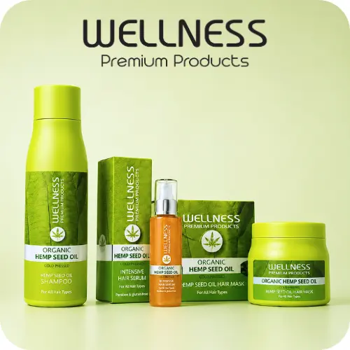 WELLNESS Premium Products - kosmetyki do włosów z olejkiem