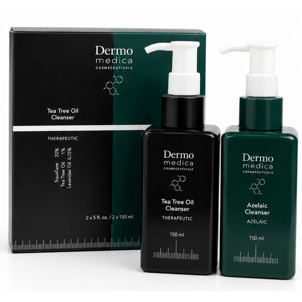 Zestaw Dermomedica Tea Tree Oil Cleanser i Azelaic Cleanser